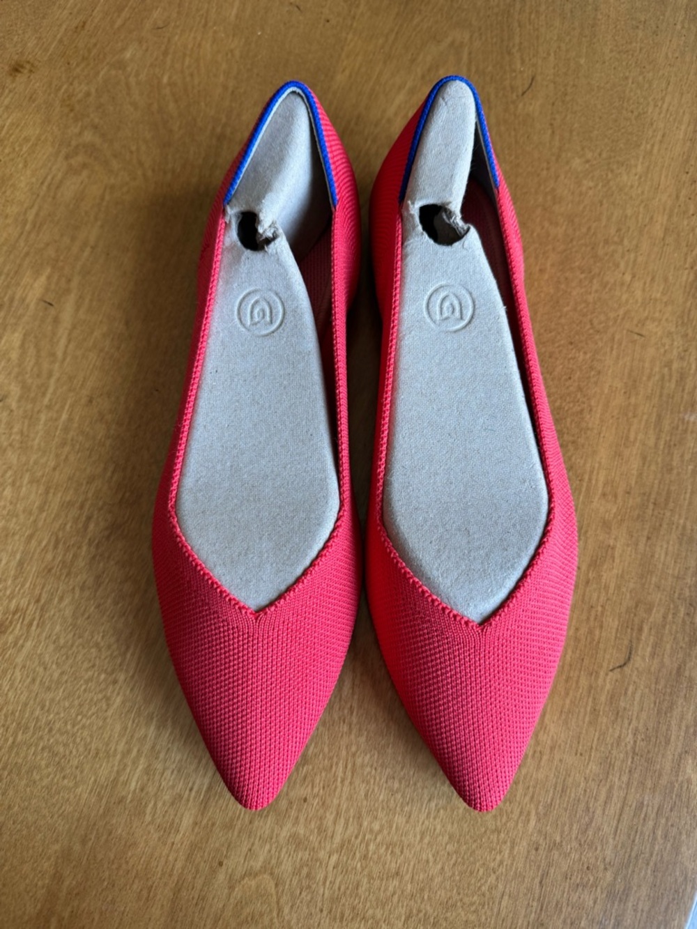 Rothy’s The Point Flat – Flame Red – Size 8